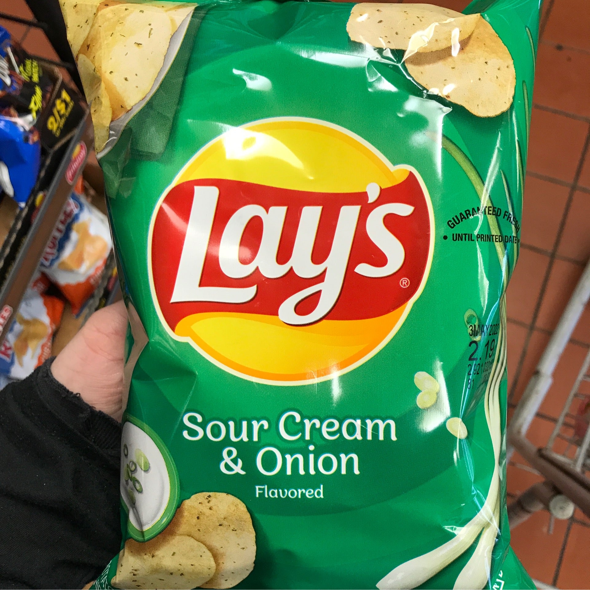 Lays Sour Cream & Onion (2 5/8 oz) | Original Colonial Market