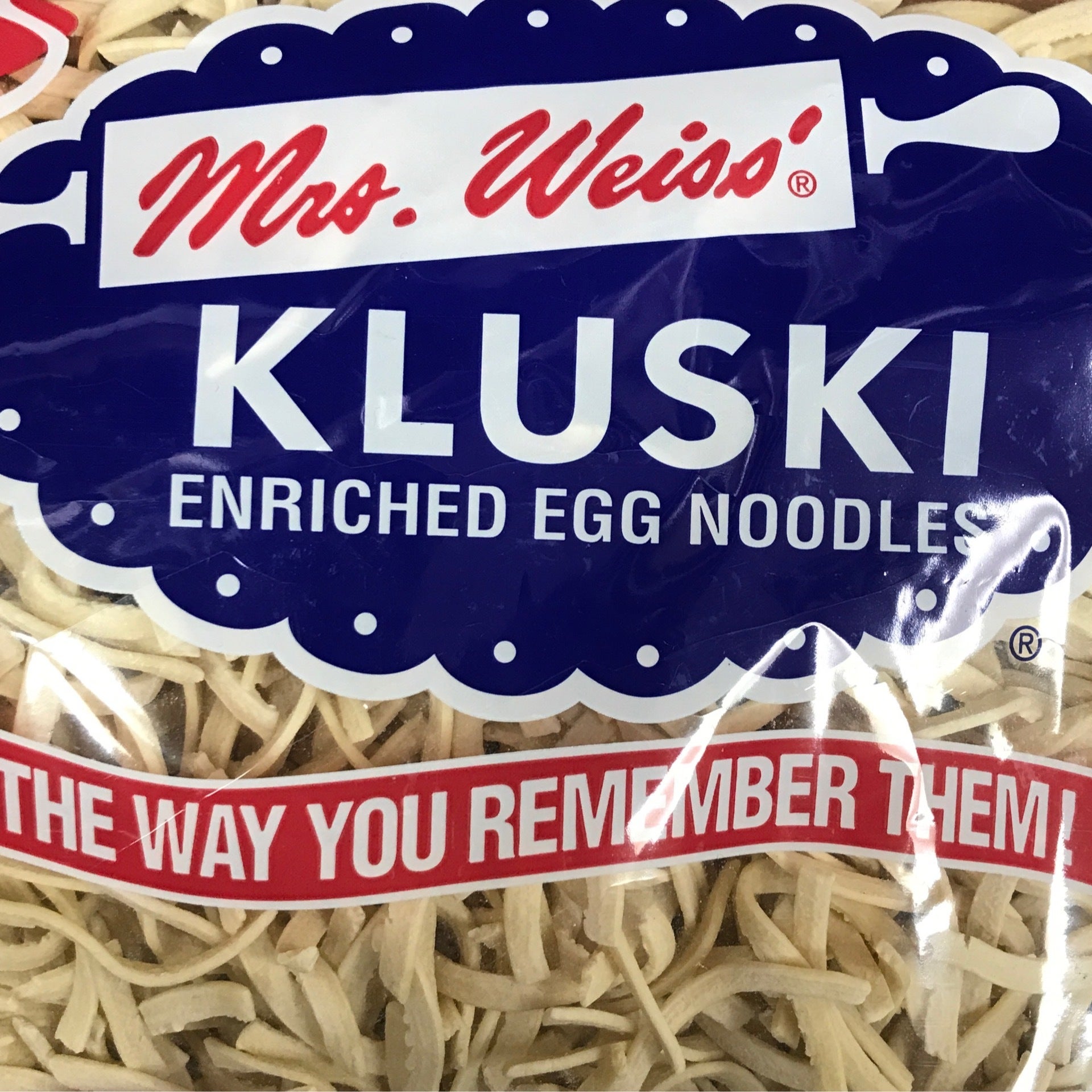 MRS. WEISS KLUSKI ENRICHED EGG NOODLE 16 OZ Original Colonial Market