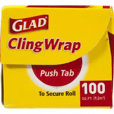 GLAD CLING WRAP (100 SQ FT)
