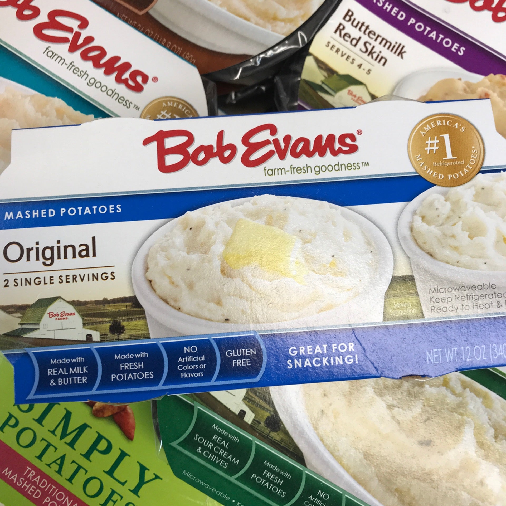 BOB EVANS ORIGINAL MASHED POTATOES 2 PCK Original Colonial Market